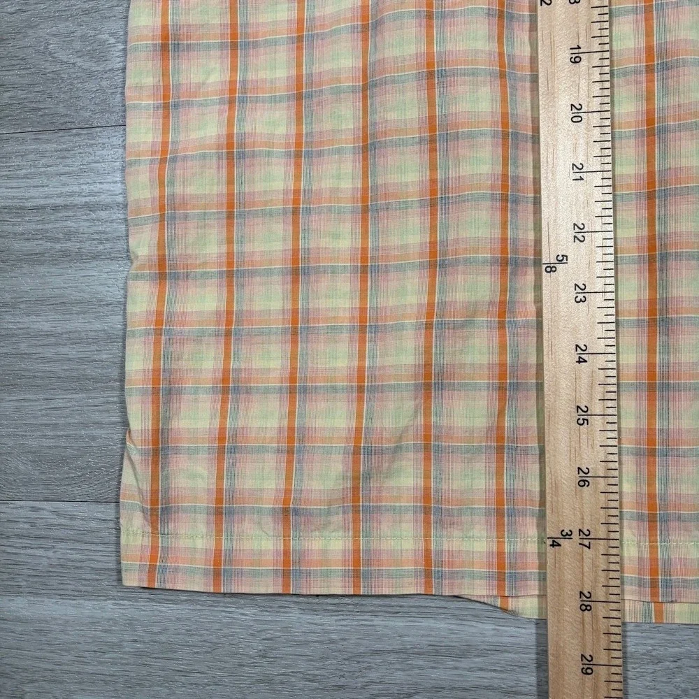 Simms Shirt Mens Large Cor3 Plaid Short Sleeve‎ Button Up Fishing Travel Outdoor